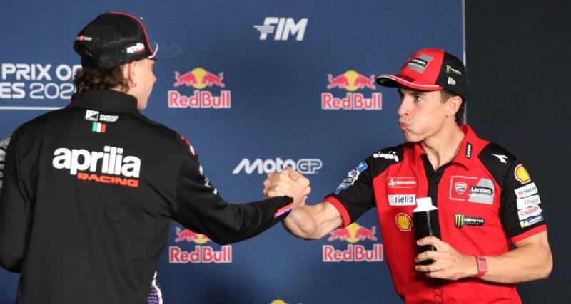  - Ducati : le gros recadrage de Marc Márquez aux médias concernant Marco Bezzecchi