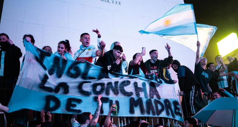 Argentine-Angleterre : des supporters argentins filmés en train de piétiner et de cracher sur le drapeau anglais