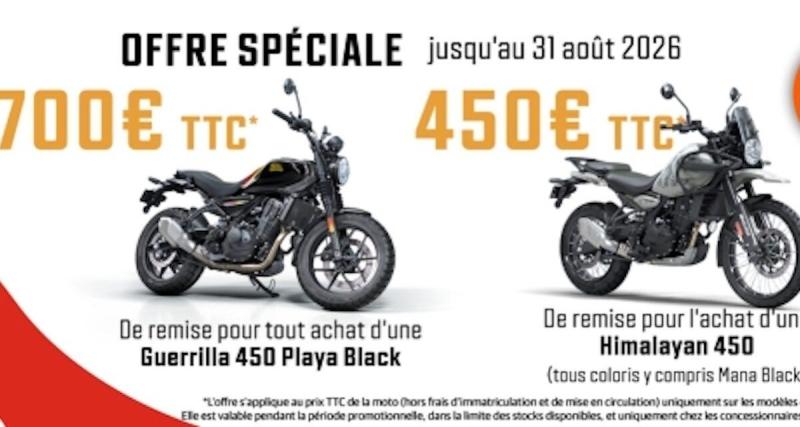  - Jusqu'à 700 € de remise, Royal Enfield célèbre l'été avec des offres spéciales