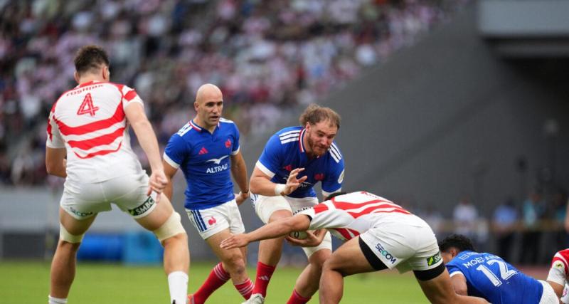XV de France : les sales images de Nouchi, obligé de sortir en boîtant face au Japon