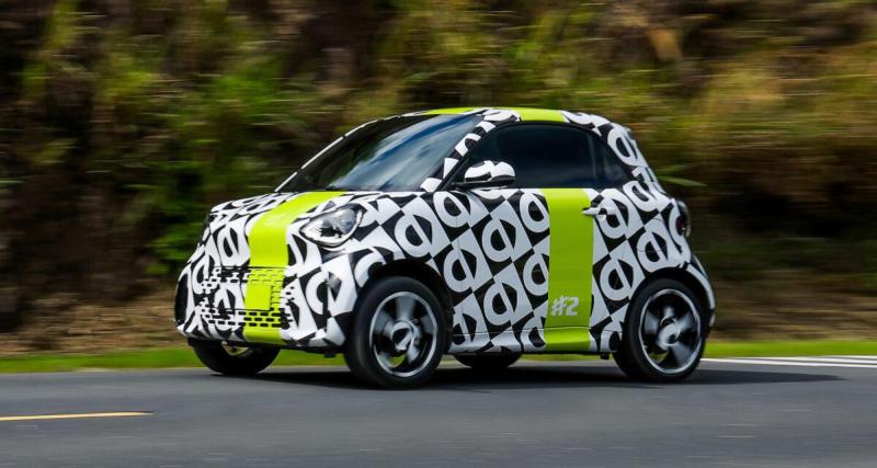 Smart #2 : les premières images de la version définitive avant sa présentation à Paris