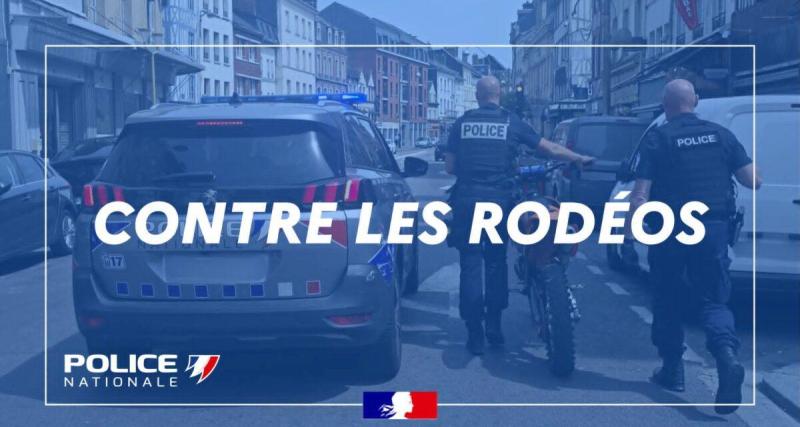 Rodéos urbains : trois chauffards foncent à grande vitesse et frôlent de peu un promeneur et ses chiens avant la saisie des motos par la police