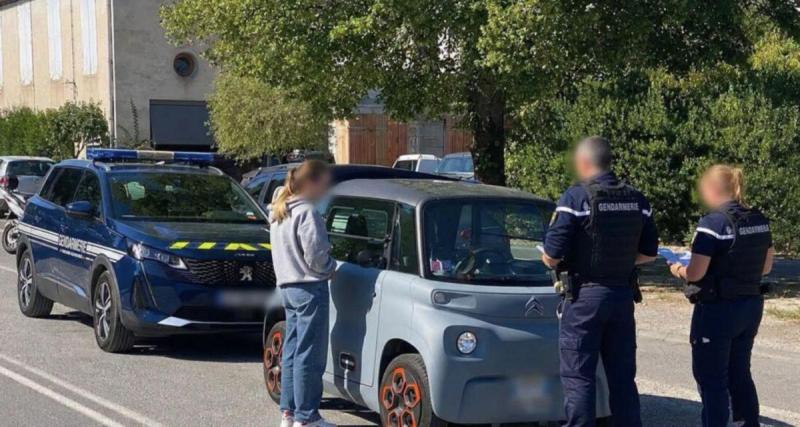  - Débridée illégalement, cette Citroën Ami est flashée à 72 km/h : les gendarmes découvrent la modification