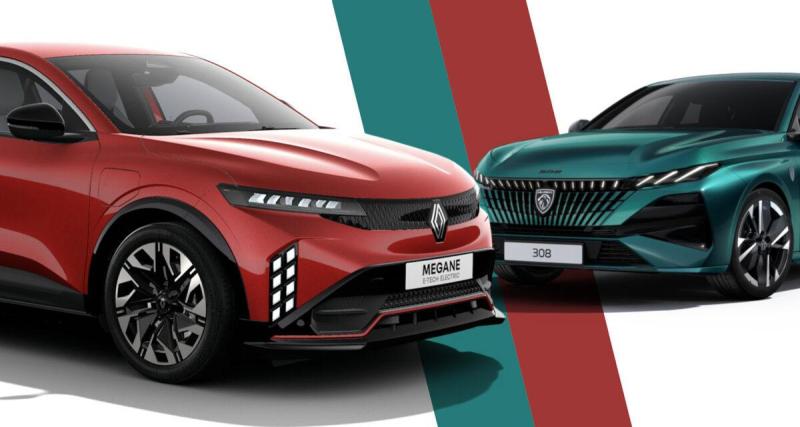  - Nouvelle Renault Mégane vs Peugeot 308 : premier match entre les reines des berlines compactes