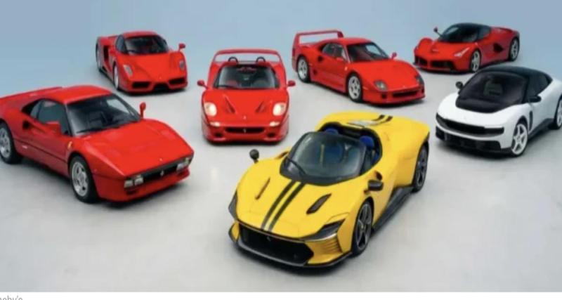 Sept Ferrari d’exception vont être mises aux enchères à Monterey, des millions d’euros en jeu