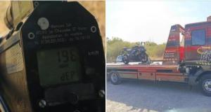 Flashé à 196 km/h au lieu de 80 : sa puissante Kawasaki stoppée par les gendarmes