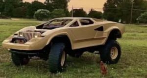 Il fusionne une Lamborghini et une Jeep et crée une voiture totalement improbable