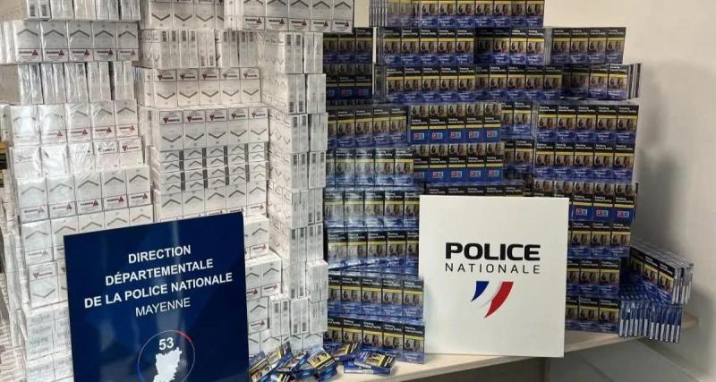 Contrôlé avec 650 cartouches de cigarettes de contrebande dans son véhicule, il reconnaît avoir transporté la marchandise pour 500 € ‎