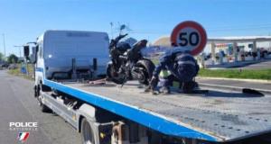 Flashé à 198 km/h et sous l’emprise de l’alcool, un motard intercepté et lourdement sanctionné