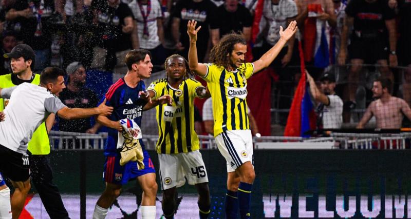  - OL - Fenerbahce : les images des provocations scandaleuses de Guendouzi