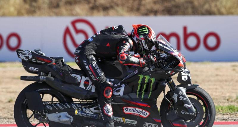 MotoGP : Bezzecchi décroche la pole à Aragón devant les frères Márquez