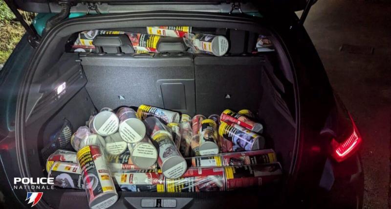  - Tabac de contrebande : 700 pots dans une voiture et 4 075 € en cash, deux hommes interpellés après une fuite qui ne sentait pas bon du tout