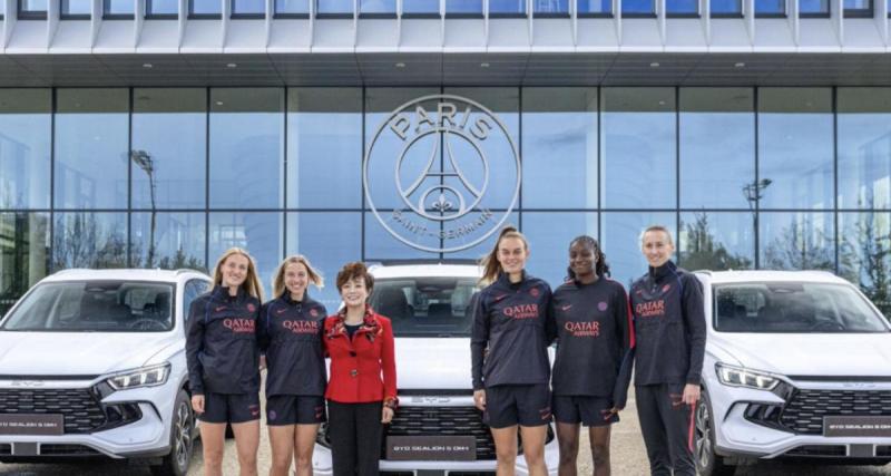 Les joueuses du PSG reçoivent toutes une voiture grâce au nouveau sponsor automobile du club