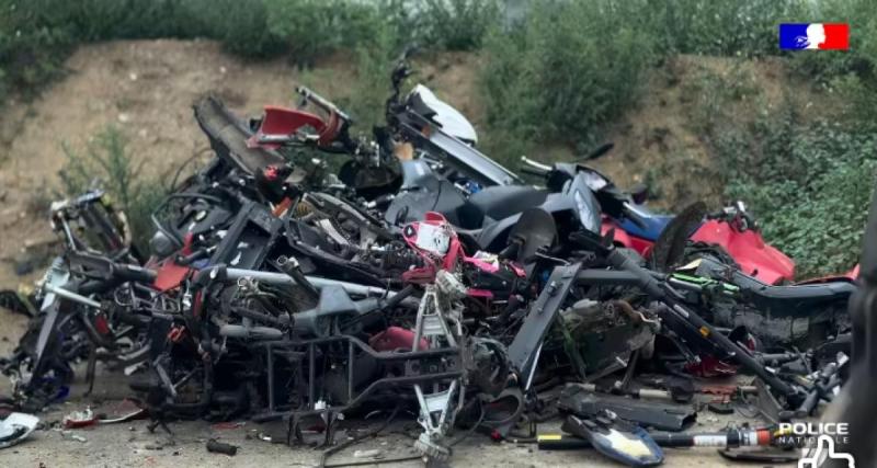  - 84 procédures, 34 véhicules broyés : la guerre contre les rodéos urbains tourne au carnage mécanique