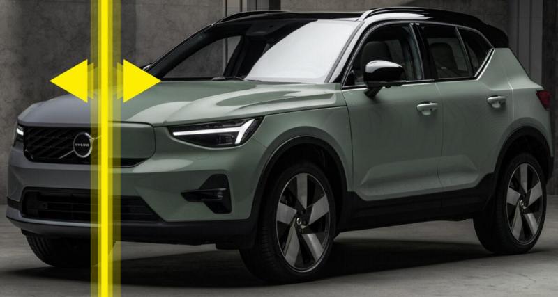  - Nouveau Volvo XC40 restylé : comparez-le à l’ancien modèle en balayant l’image