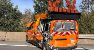 Deux agents de la DIR en pleine intervention percutés par un poids lourd : l'un sur le capot, l'autre venait juste d'attacher sa ceinture