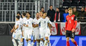Une célébration polémique qui vaut rouge, un joueur d'Israël fait la Une après le match l'Autriche