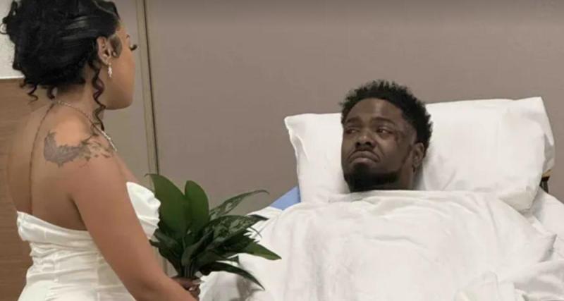Victime d’un accident de la route 15 minutes avant son mariage, la cérémonie se finit sur le lit d’hôpital