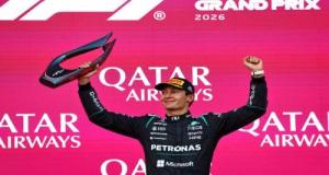 F1 : Russell frappe fort et réduit l’écart avec Antonelli, le classement après Bakou