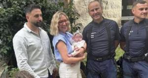 Contrôlé pour excès de vitesse, ce couple est finalement escorté par la police jusqu’à la maternité