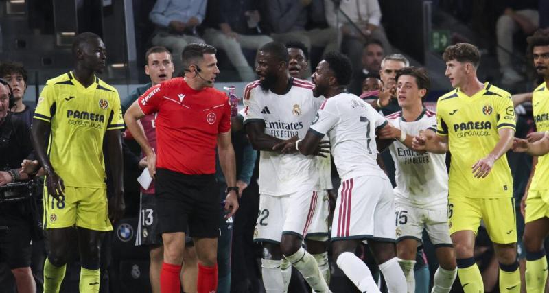 Real Madrid : but refusé puis carton rouge après un tirage de cheveux... le pétage de plomb lunaire de Vinicius contre Villarreal