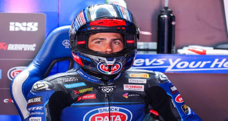 WSBK : la Yamaha de Xavi Vierge prend feu en pleine ligne droite, les images sont impressionnantes