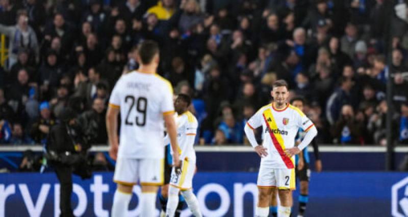 Lens lourdement battu par le Club Bruges en Ligue des champions