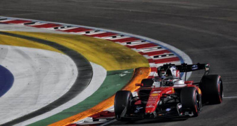 Ferrari : la très belle livrée de la Scuderia pour Austin, avec un design façon dessin technique