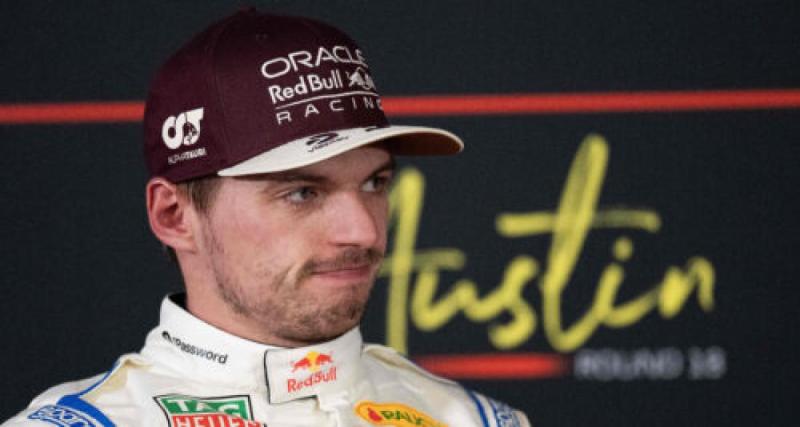 Grand Prix des Etats-Unis : "La voiture est comme un kangourou", Verstappen frustré après les qualifications