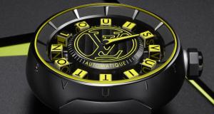 Louis Vuitton Tambour Carpe Diem : jacquemarts contemporains pour thème éternel - Louis Vuitton Tambour Spin Air Quantum, des heures sautantes lumineuses, à la mode Vuitton