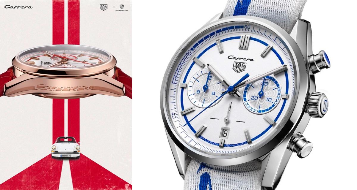 TAG Heuer Carrera × Porsche : deux chronographes en éditions limitées pour les 50 ans de la Carrera RS 2.7