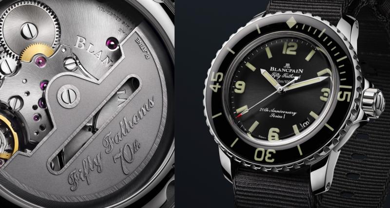 Engagements croisés - Blancpain : une première édition limitée pour le 70e anniversaire de la Fifty Fathoms