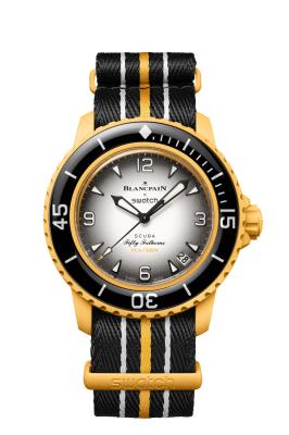 Swatch x Blancpain Bioceramic Scuba Fifty Fathoms