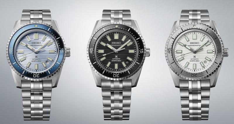 Nouvelle Seiko Marinemaster : réinterprétation de la première plongeuse de Seiko - Trois références