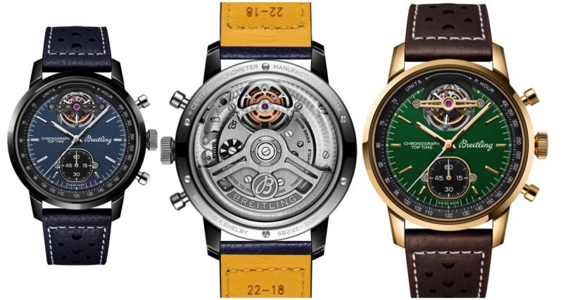 Breitling Tourbillon Top Time B21 Classic Cars - Un tourbillon et un chronographe à roue à colonnes