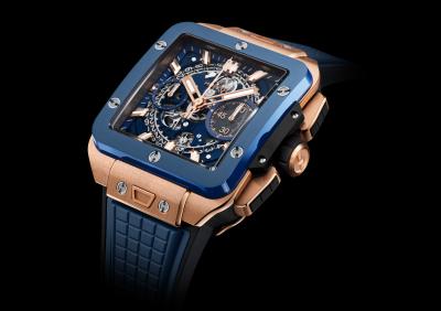 Hublot Square Big Bang Unico Blue & Rainbow