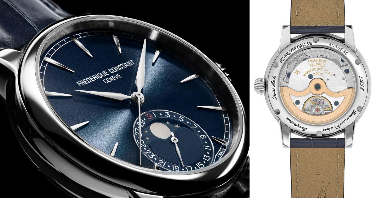 Frédérique Constant : nouvelle Classic Moonphase Date Manufacture 