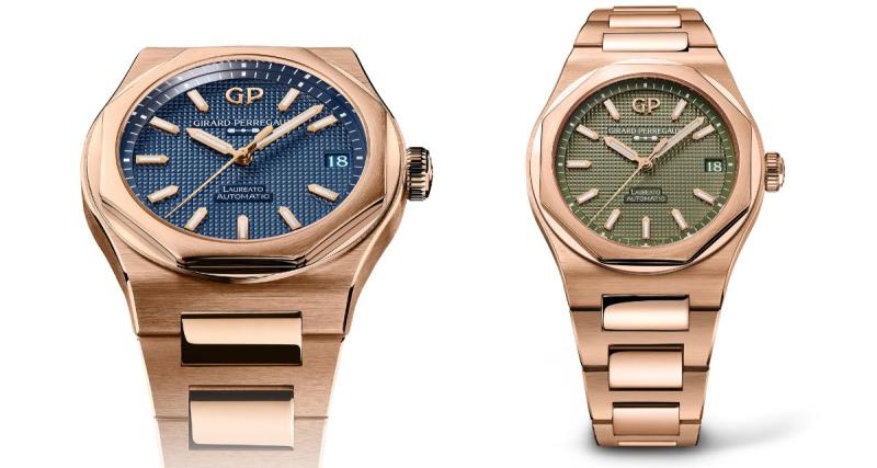  - De l’or rose et de la couleur pour la Laureato de Girard-Perregaux