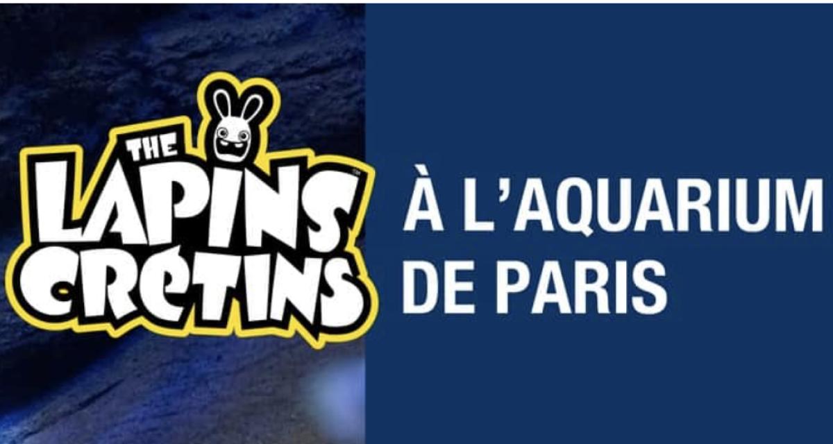 Activité en famille : les Lapins Crétins s’invitent à l’Aquarium de Paris !