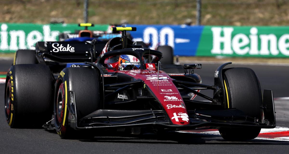 GP de Hongrie de F1 : le problème sur la monoplace de Zhou au départ identifié par Alfa Romeo