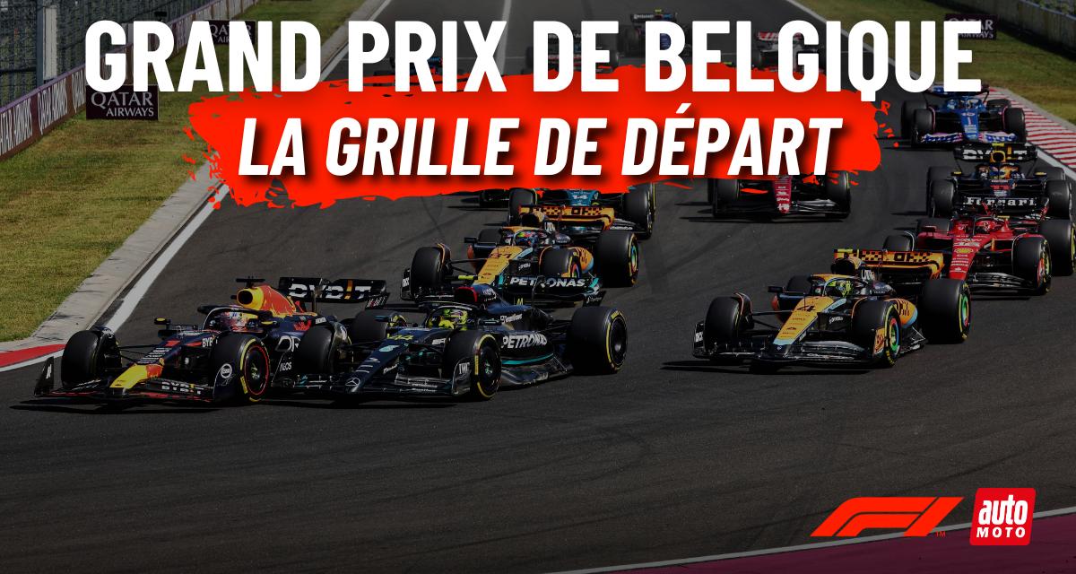 F1 - GP de Belgique : la grille de départ