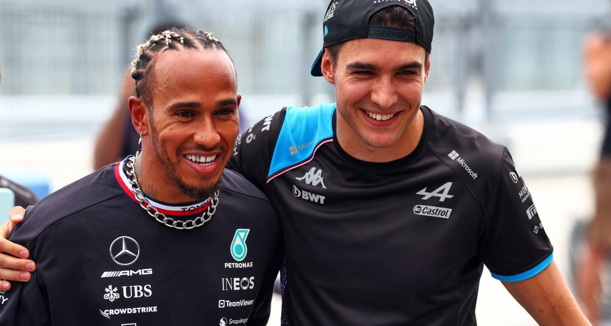 Esteban Ocon et Lewis Hamilton ont collaboré chez Mercedes en 2019. 