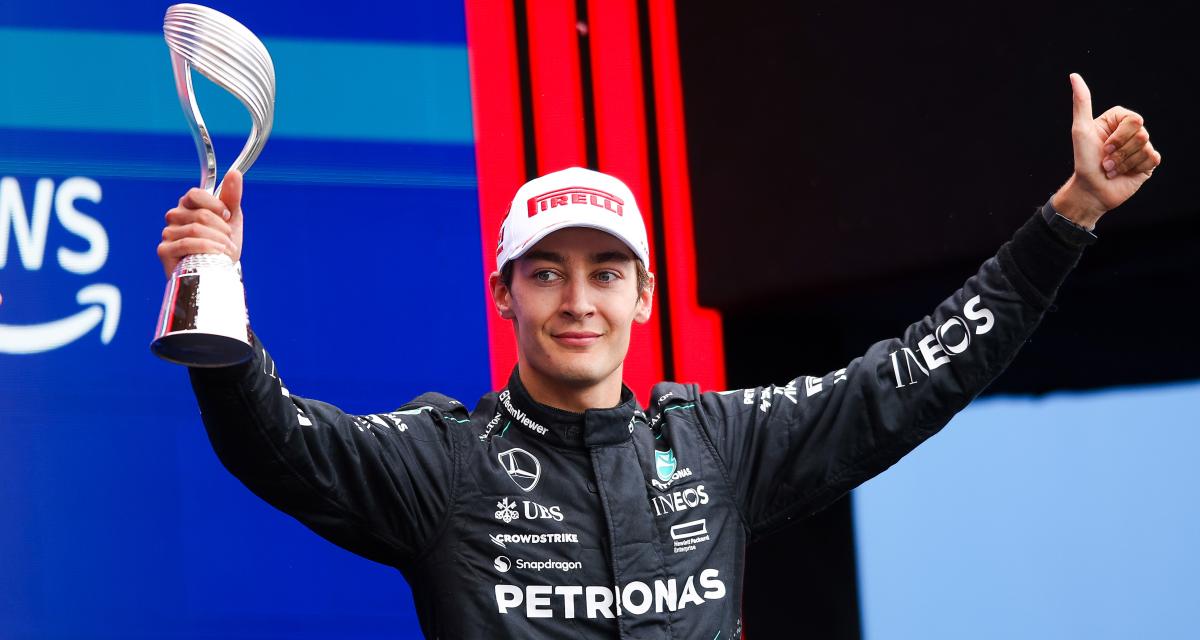 George Russell a signé le premier podium de Mercedes cette saison (GP du Canada 2024)
