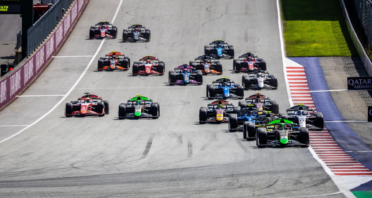 Vidéo - Drapeau rouge en F2, la course va bientôt reprendre sous la pluie