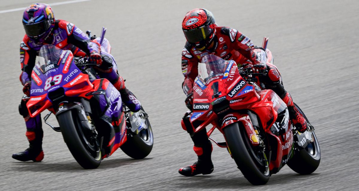 Vidéo - Pecco Bagnaia repasse 2ème et chasse Jorge Martin pour la victoire