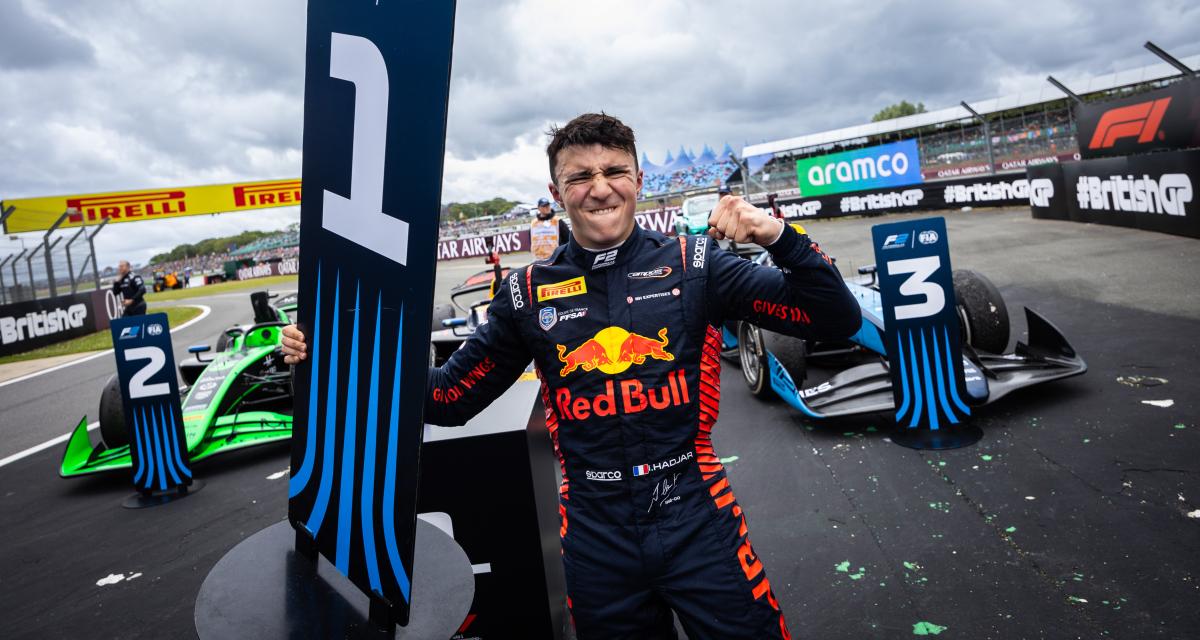 Isack Hadjar nouveau leader, le classement de la Formule 2 après le Grand Prix de Grande-Bretagne