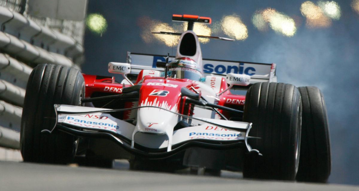 Jarno Trulli (Toyota) lors du GP de Monaco 2008