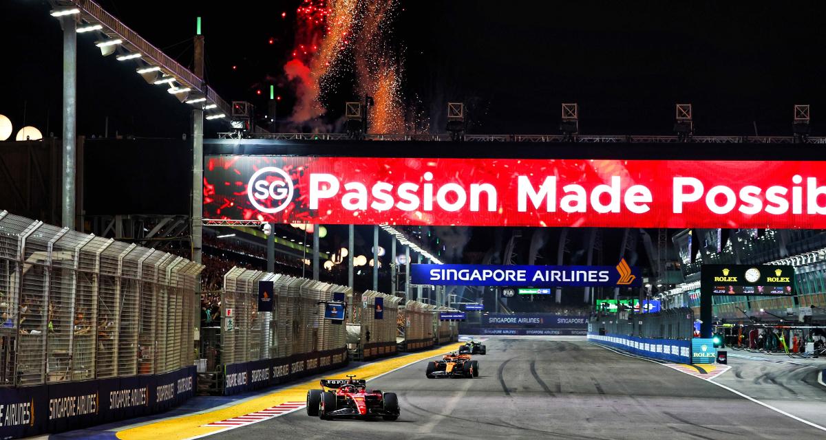 GP de Singapour de F1 Lando Norris signe une nouvelle pole position