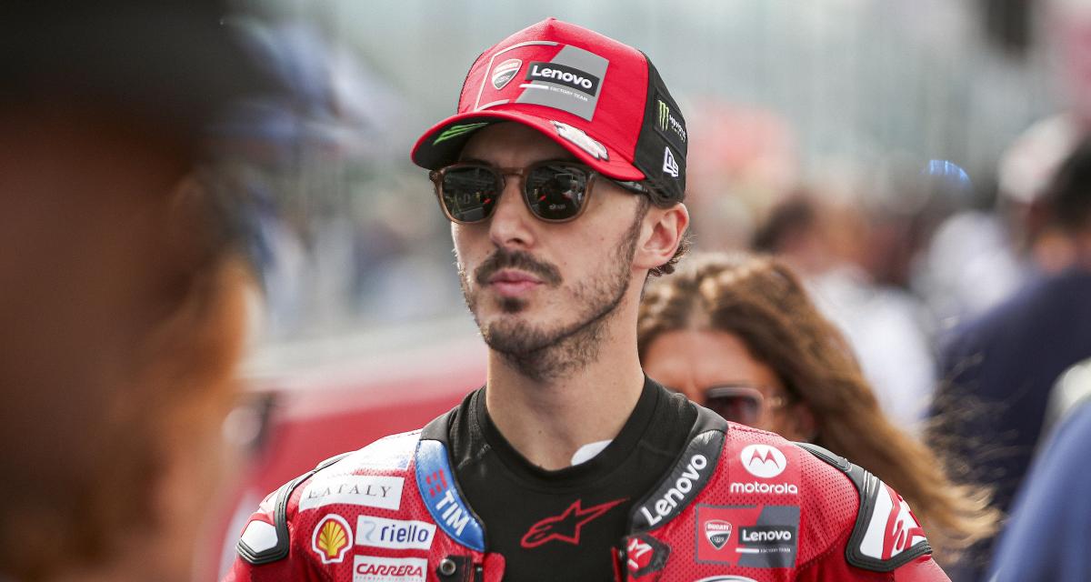 En tête à l'issue de la course sprint, Francesco Bagnaia s'en réjouit 