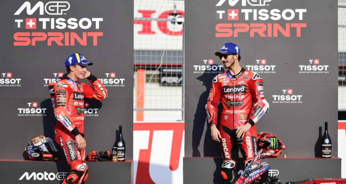 Ducati : l'écurie a fixé sa priorité entre Márquez et Bagnaia, un des deux pilotes va l'avoir mauvaise !